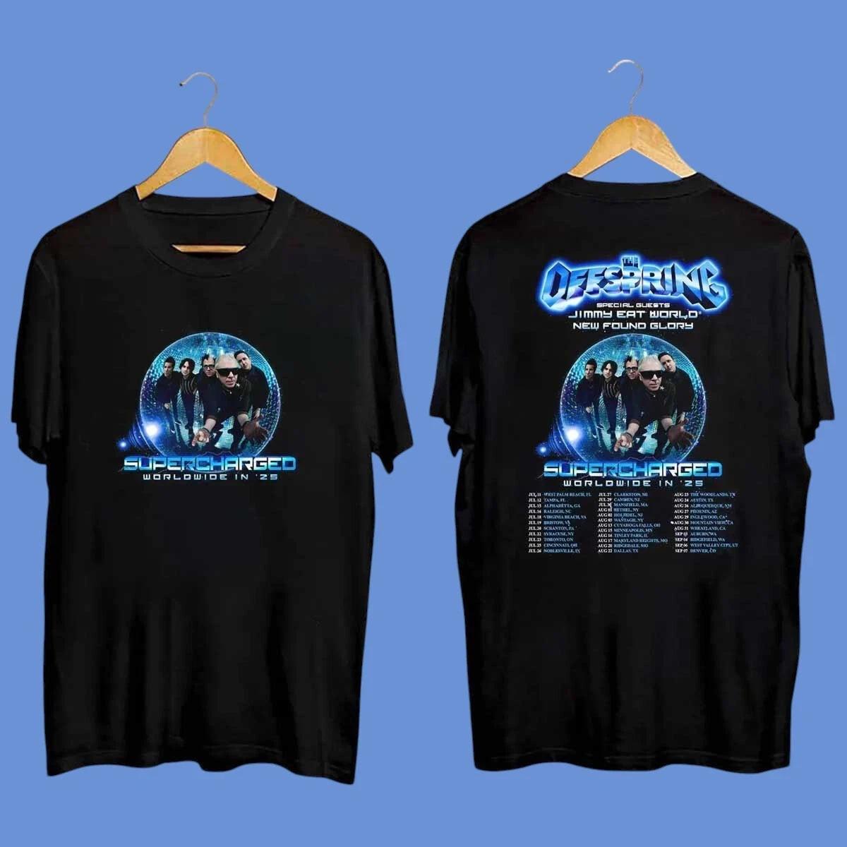 The Offspring Supercharged Worldwide In 2025 Music Shirt, Rock Band T-shirt L