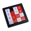 1/5pcs Number Sliding Puzzle Toy - Early Educational Math Plastic 15 Tiles Logic Game For Kids Thinking Development