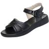 Slope heel open-toed Velcro one-button casual heightening sandals summer new platform sandals