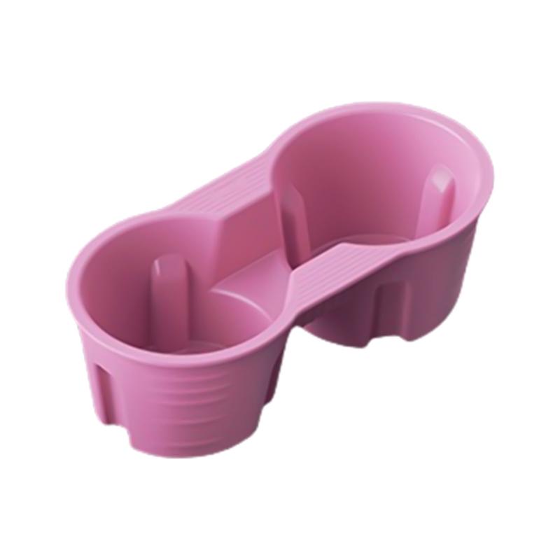 Inserto in Silicone per Portabicchieri nella Console Centrale, Portabevande Protettivo in Silicone, Inserto Antiscivolo per Portabicchieri per Auto