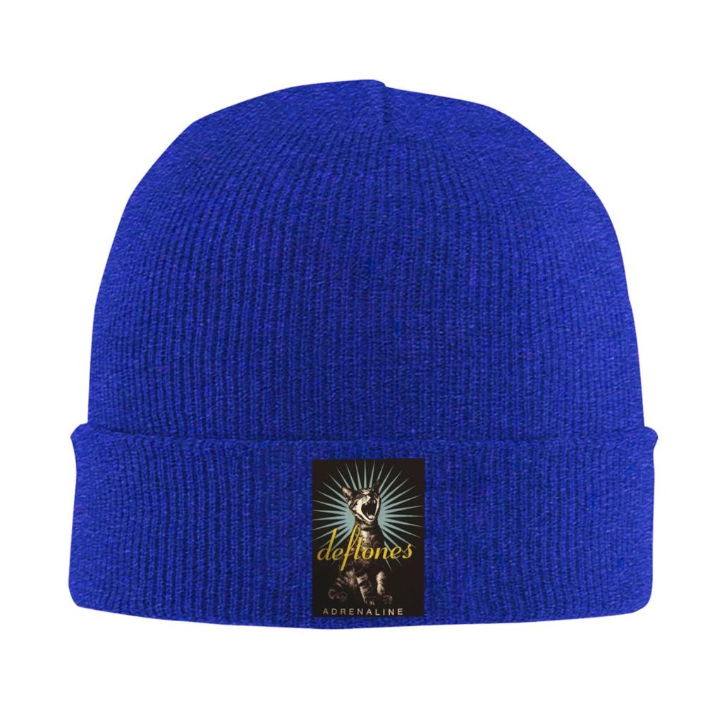 PP Skull Deftone White Ohms Around Warm Knitted Cap Winter Knit Bonnet Hat Skullies Beanies Hip Hop Caps for Unisex