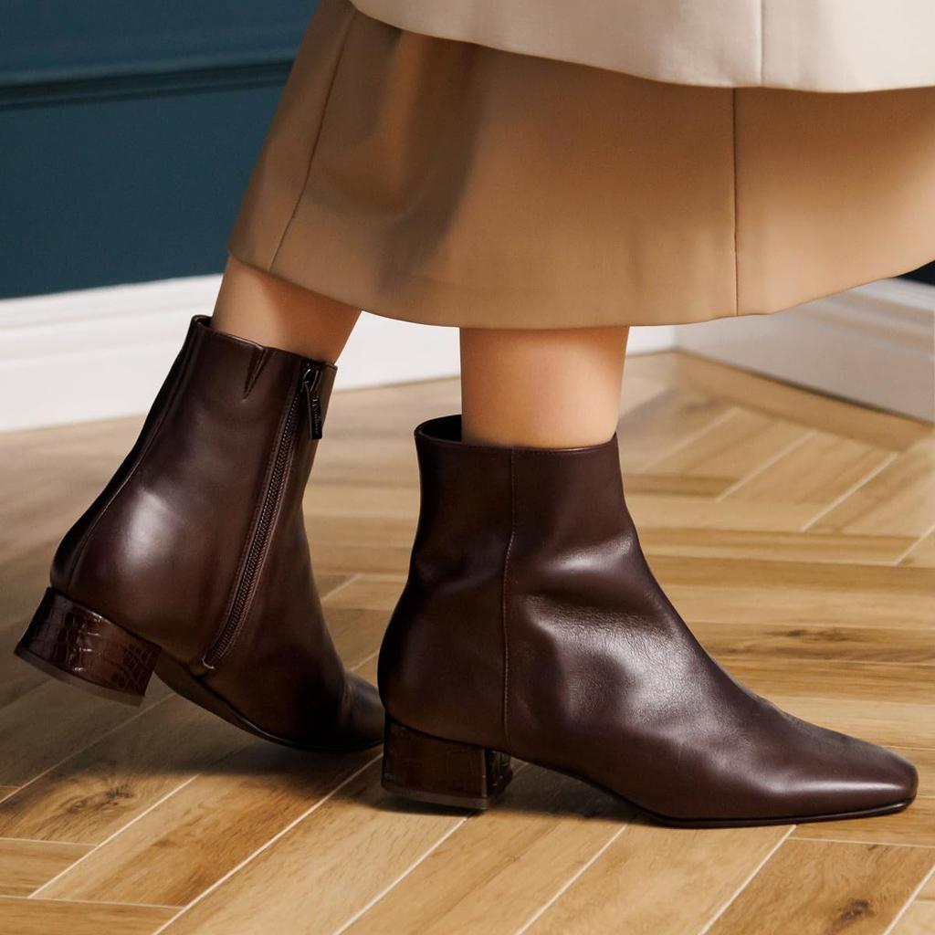 Spitze kurz Braun 240 HIMIKO/Himiko/Square boots/631402D