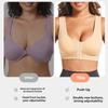Damen-Sport-BH mit Schnalle vorne, bügellos, Push-Up-Unterwäsche, für Damen, zum Laufen, stoßfest, schöne Rückseite, Übergröße M-5XL