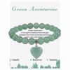8mm Amethyst & Agate Elastic Beaded Bracelet - Natural Stone Jewelry