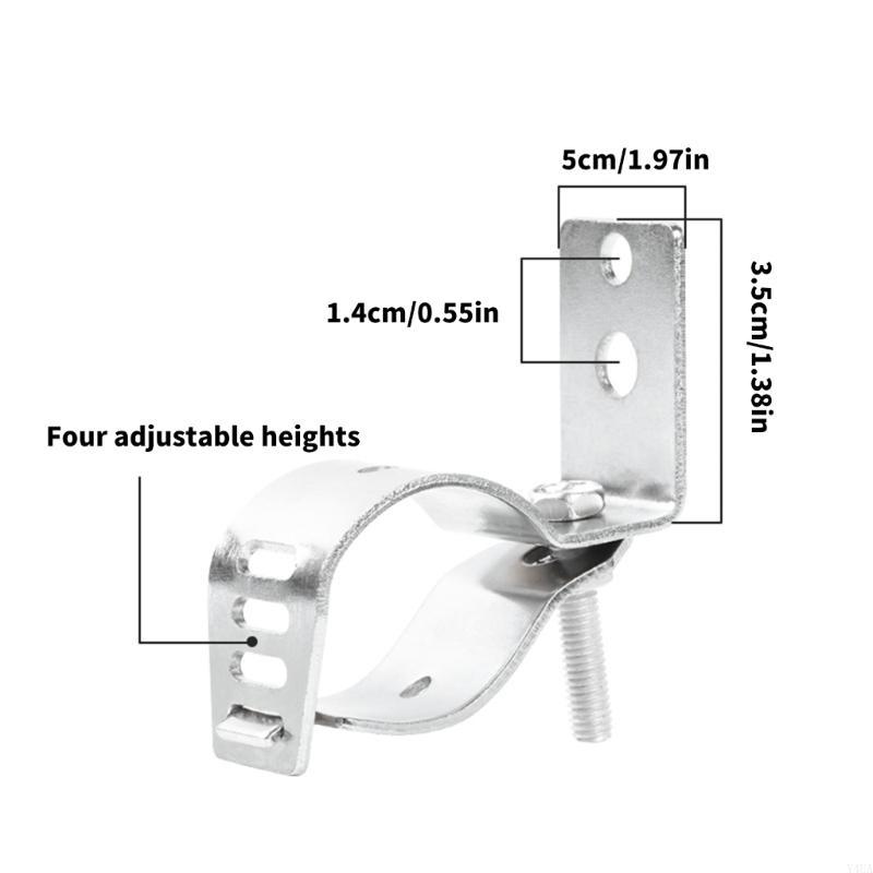 Y4UA Upgrades Handlebar Extension Bracket High Strength Metal Handlebar Expansion Simple Installation for Motorcycles
