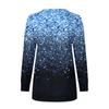 Women Casual Long Sleeve Basic Quarter Zipper  Print Flowers Pullover Sweatshirts Casual Top Fall Clothes