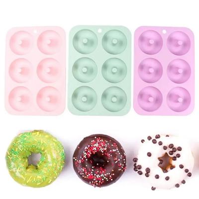 Non-Stick Silicone Donut Mold for Home DIY Baking with Heat-Resistance and Easy Release For Baking Accessories