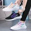 Spring and summer new breathable sports shoes platform-soled trendy women's shoes mesh women's casual single shoes women