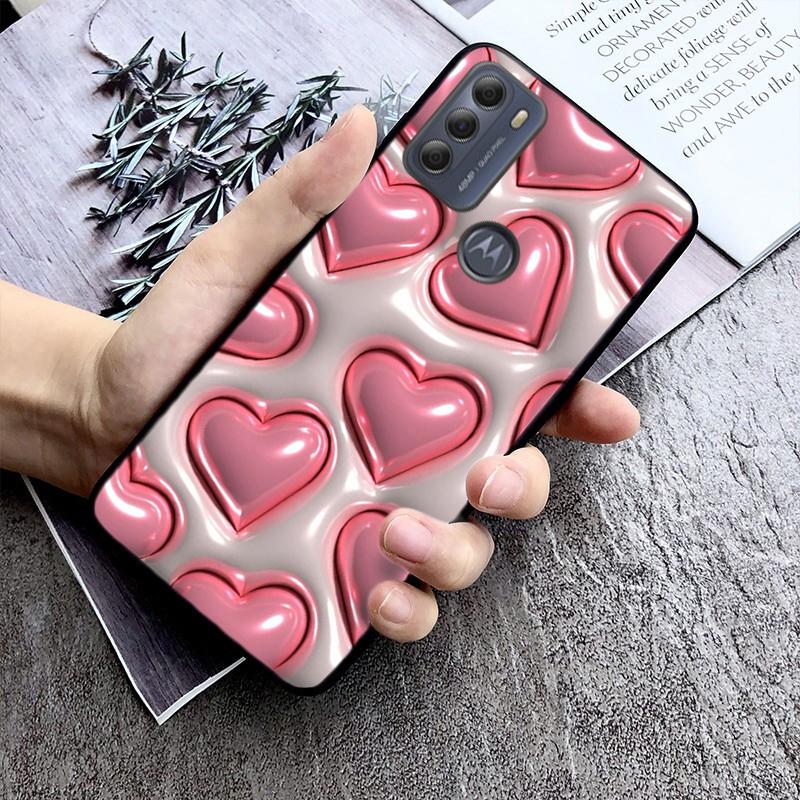 Phone Case For Moto G86 G85 G75 G15 G05 G56 G72 G53 G54 G84 G60 G31 G32 G24 G 5G G Play Love Heart