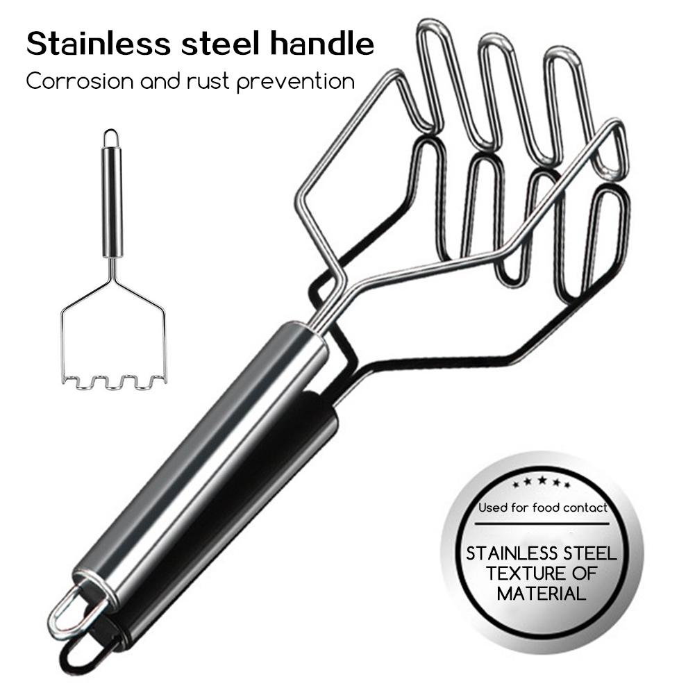 Stainless Steel Potato Mashers Ricers Masher Puree Purple Sweet Potata Pumpkin Grater Kitchen Acceesories Makers Tools Crusher