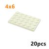 20pcs Compatible Assembles Particles 3032 4x6 Base Board Building Blocks Thin Figures Bricks Parts DIY Educational Tech Toys