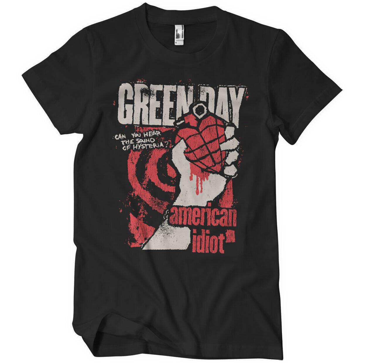 Licence Officielle Green Day Américain Idiot Spirale Bras T-Shirt S