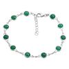Silver Bracelet with Natural Agate 5.665ct, Item Weight 3.04 G (2205647)