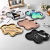 Cloud Shaped Stainless Steel Perfume Trinket Catchalls Display Organizers Aesthetic Minimalist Bedroom Decor Storage Trays