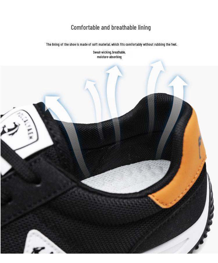 Atmungsaktive Outdoor-Laufschuhe für Herren - Vielseitige, weiche Sohle, Freizeit-Sneaker