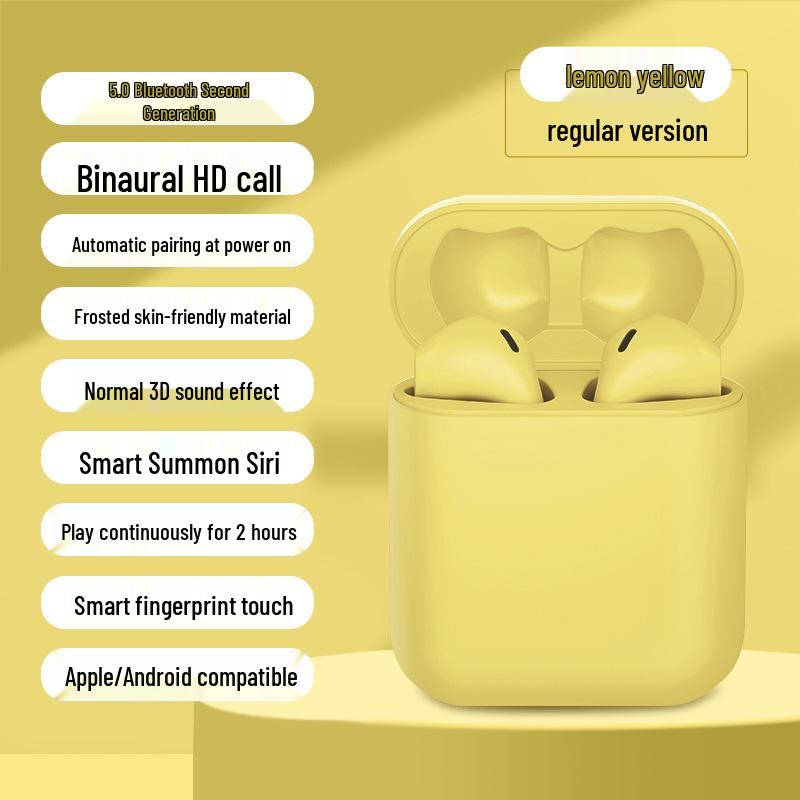 2026 True Wireless Noise-Cancelling Earphones: Long-Wearing, Pain-Free, Ideal for Running and Compatible with Apple & Android.