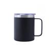 12oz Stainless Steel Coffee Mug Double Thermos Gift Mug Plastic-sprayed Handle Mug