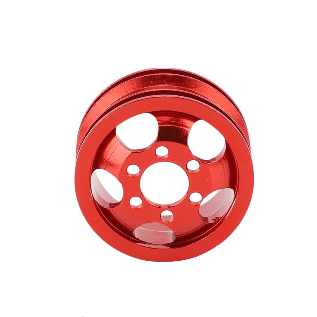 4Pcs RC Remote Control Car Wheel Hub with Short Adapter Parts Fit for WPL 1 16Red