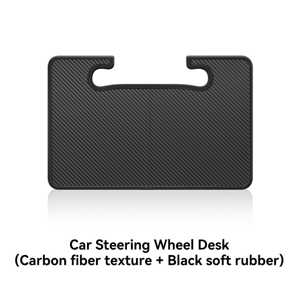 YZ For Tesla Model Y YL 3 Highland Juniper Standard 2-in-1 Foldable Car Steering Wheel Table Desk Board Tray&Car Seat Gap Filler Organizer Lapto