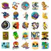 50 Coole Skateboard-Sticker, Personalisierte Cartoon-Balance-Car-Roller-Koffer-Gitarren-Auto-Graffiti-Sticker