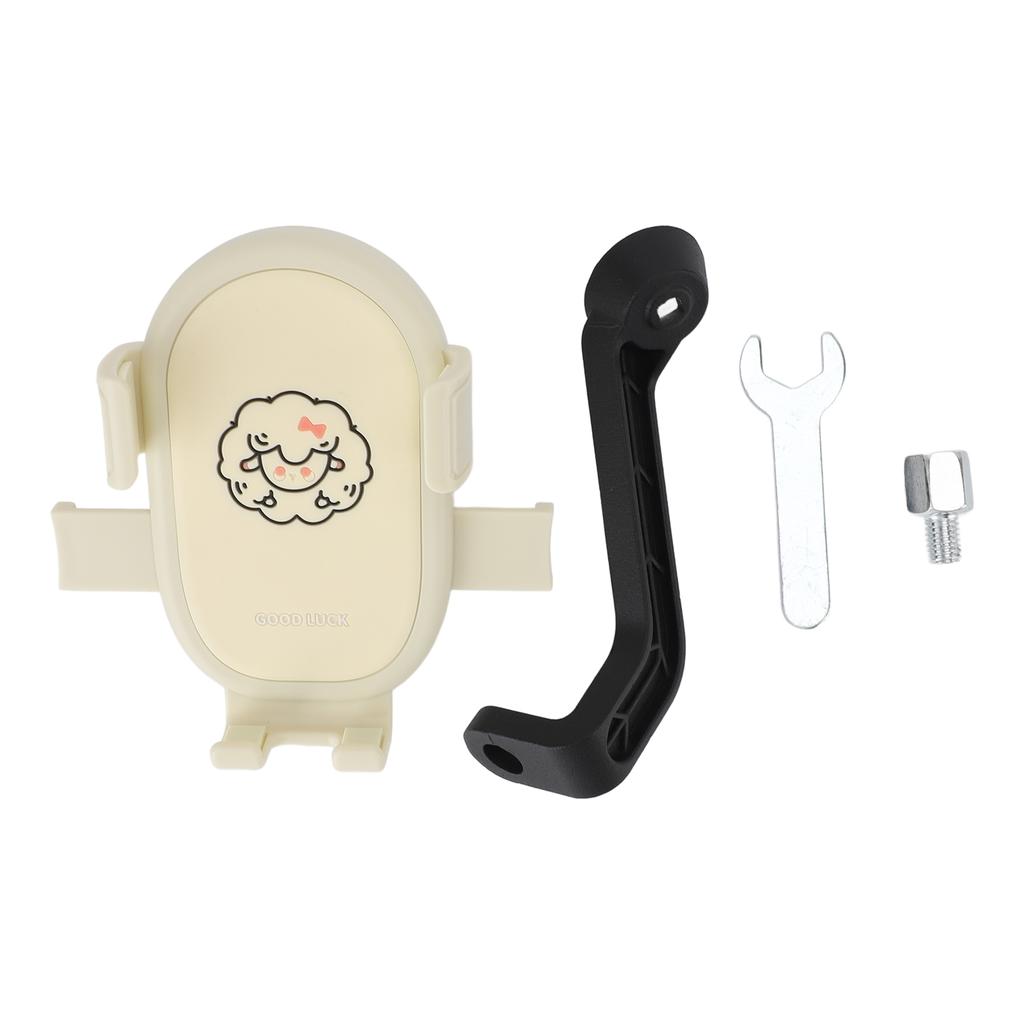 Motorcycle Rearview Mirror Phone Holder Quick Release 4.77.1 Inch Cell Phone Mount for Scooter