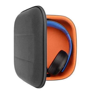 Geekria Shield Headphone Case, Compatible Hard Case, Large Size for Travel, Fits Over-Ear Headphones, Includes Storage Pouch (Dark Gray)