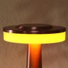 1 Set Dumbbell Table Lamp LED Metal Touch Rechargeable Night Light for Bedroom Reading Home Decor