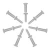 7Pairs Stainless Steel Kitchen Knife Rivets Heavy Duty Grip Rivets for DIY Knife Making Cutlery Handle Repair Secure Fit 1.5cm