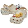 Crocs Peanuts X  Classic Platform Clog Casual Clogs Women Clogs Beige 212118-90H