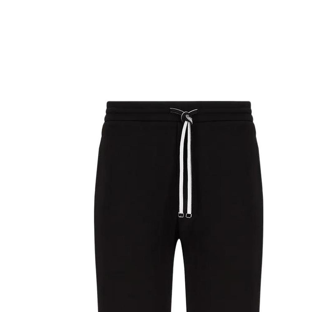 Emporio Armani FW22 Knitted Sweatpants Men's Black 8N1PD81-JHSZ1-0999