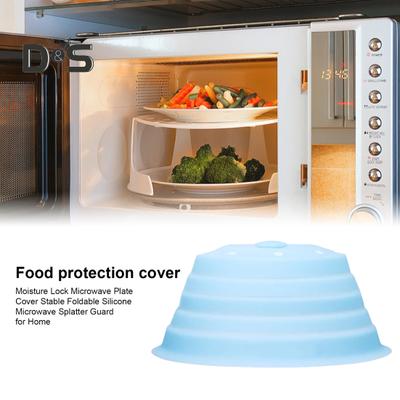 Microwave Food Cover BPA-free Heat Resistant Oil and Splash Resistant Heating Cover Food Warmer Cover
