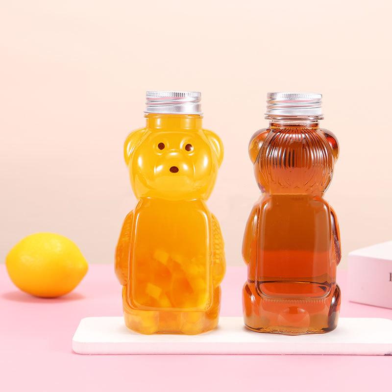 

Transparent Juice Bottles Beverage Pet Bottle Cold Drink Milk Tea Juice Bottle