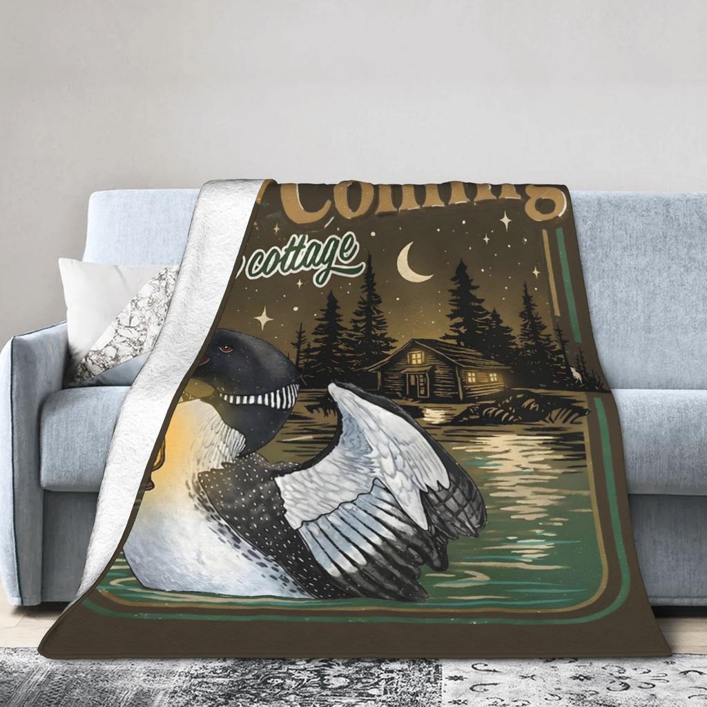 Heated Rivalry I'm Coming To The Cottage Blanket Cover Team Hollanov Flannel Throw Blanket Air Conditioning Printed Bedspreads