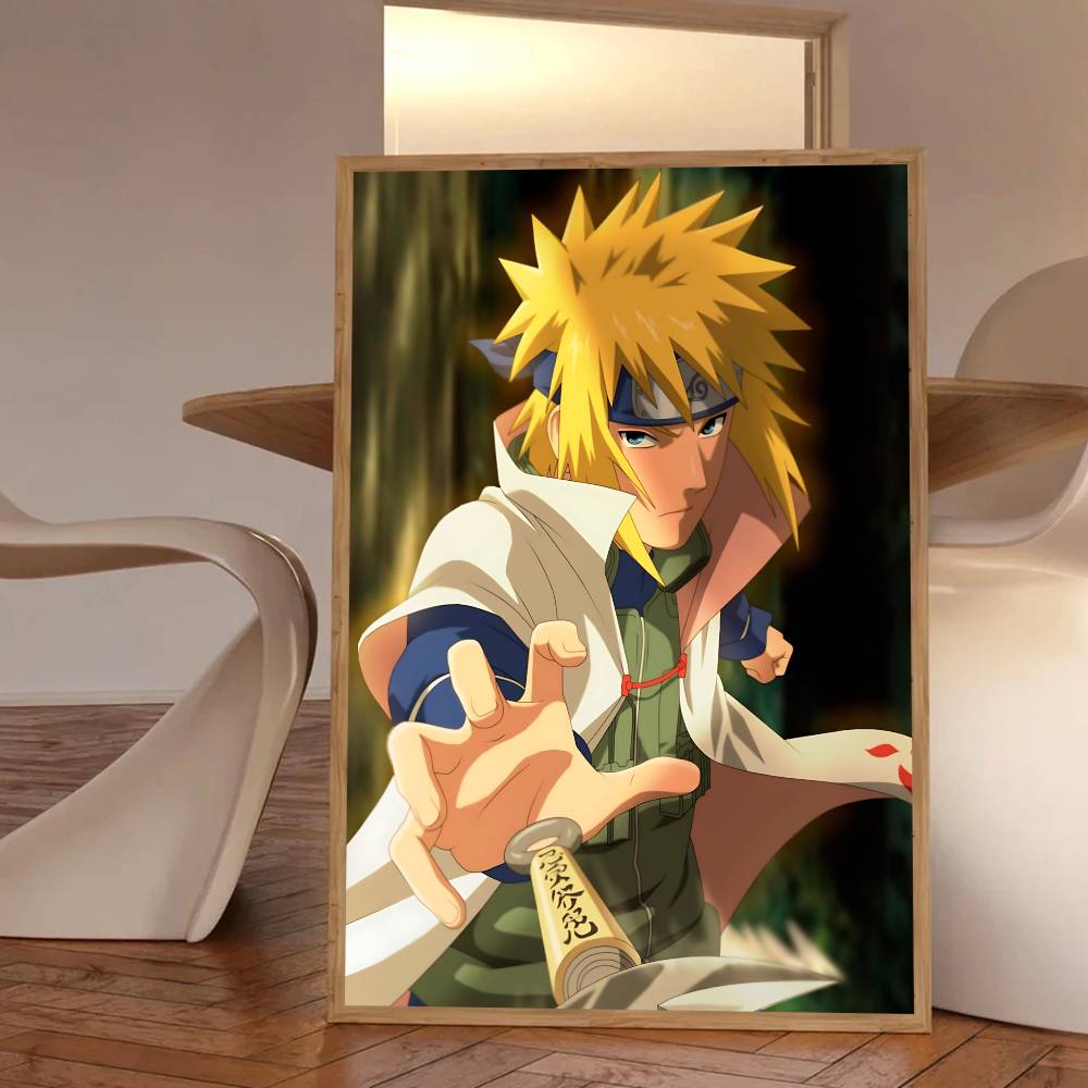 Anime Character Minato Namikaze Manga Posters HD Print Vintage Wall Art Decor for Home Study Room
