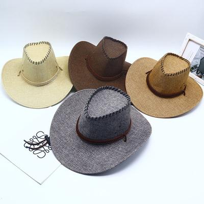 Summer Cowboy Hat for Men & Women | Wide Brim Sun Straw Hat | Outdoor UV Protection