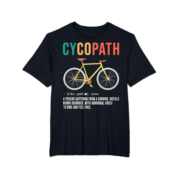 Mens ShirtsFunny Cycling Bike Biking Bike Racing Riders MTB T-Shirt S чёрный