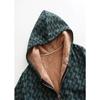 Fashion Women's Casual Coat Autumn and Winter New Loose Hooded In The Long Fashion Warm Velvet Coat