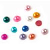 500Pcs Multi-color 3D Flat Back Half Round Faux Pearls DIY Nail Art Decorations