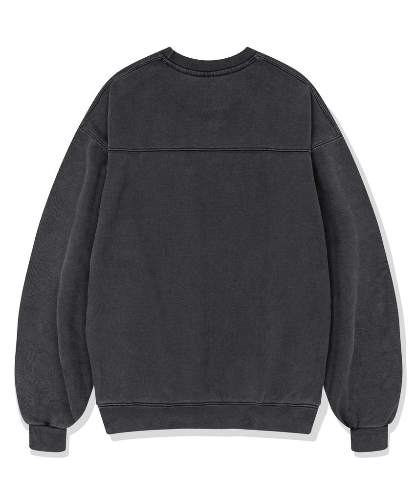 GRANDIOSITY 860G Pigment Cutout Sweatshirt (Charcoal)
