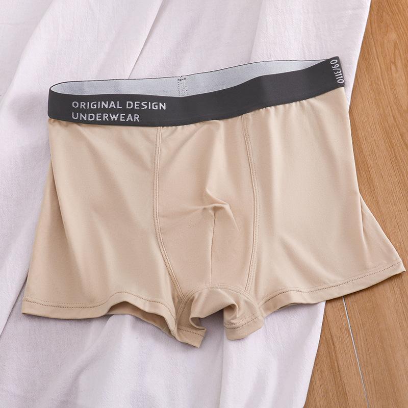4pcs Men's Underwear Teenagers' Four Cornered Shorts Oversized Sports Flat Shorts Boxer Brief