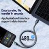 120W Super Fast Charging Car Cable with Smart Digital Display and Nylon Braided Design  Car Charging Accessories