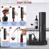 Portable Electric Wine Bottle Opener USB Rechargeable Red Wine Corkscrew Kitchen Accessories Automatic Wine Opener Foil Cutter