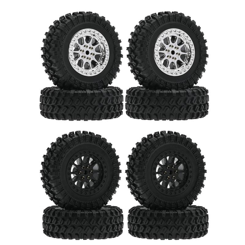 70mm Tire Tyres Wheel For WPL MN B1 B16 B36 B14 B24 C14 C24 C34 D90 MN99S MN45 1/16 RC Car Upgrades Parts