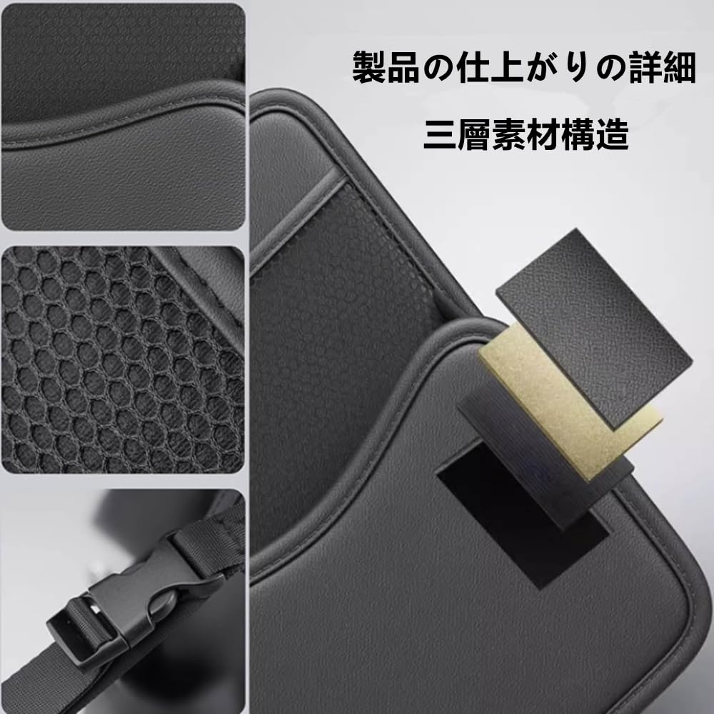TATACLEA Car Seat Back Storage Hanging Applicable to Lexus Car Storage Mesh Multifunctional Seat Back Storage Car Tissue Box Tray Included Bag, Bag,