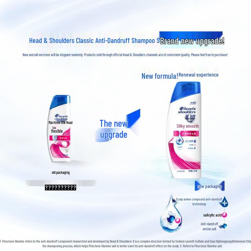 Head & Shoulders Anti-Dandruff Silky Smooth Shampoo Twin Pack