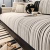 Modern Stripe Sofa Covers for Living Room 3 Seats Luxury Chenille Soft Armchair Couch Slipcover Furniture Protector