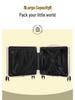 New Women's 18-20 Inch Carry-On Suitcase with Combination Lock