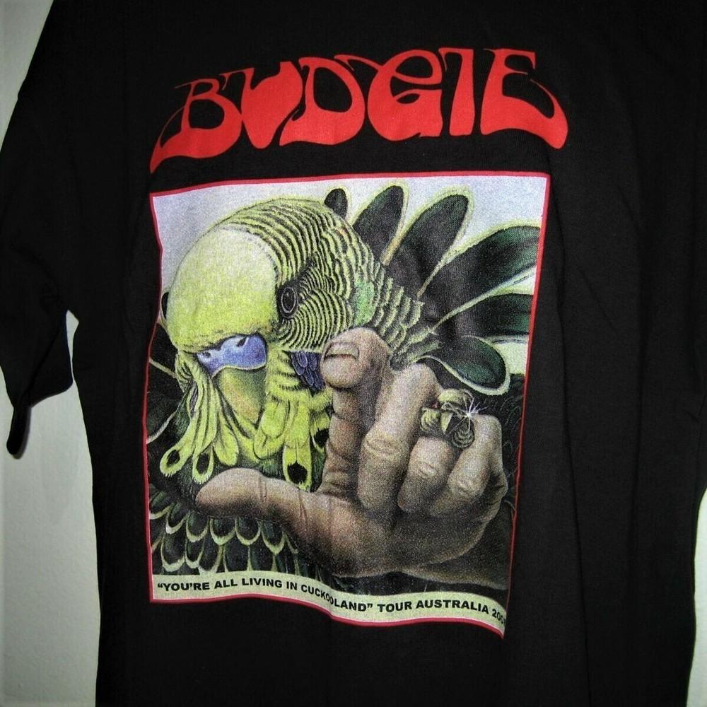 

Vintage Budgie band Cotton Shirt Unisex Concert S to 5XL BO638 Unisex T-Shirt XXXXL