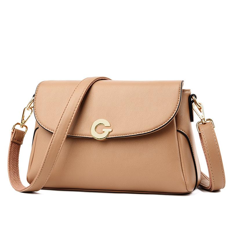 

Soft leather women s bags send mother messenger bags small 2025 new versatile mother-in-law bags middle-aged and elderly practical shoulder bags хакі