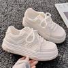 Fashion Fashion Women's Sneakers Lace Up Womens Casual Shoes Mesh Breathable Platform Shoes Autumn 2025 New Women Shoes Non Slip Tenis